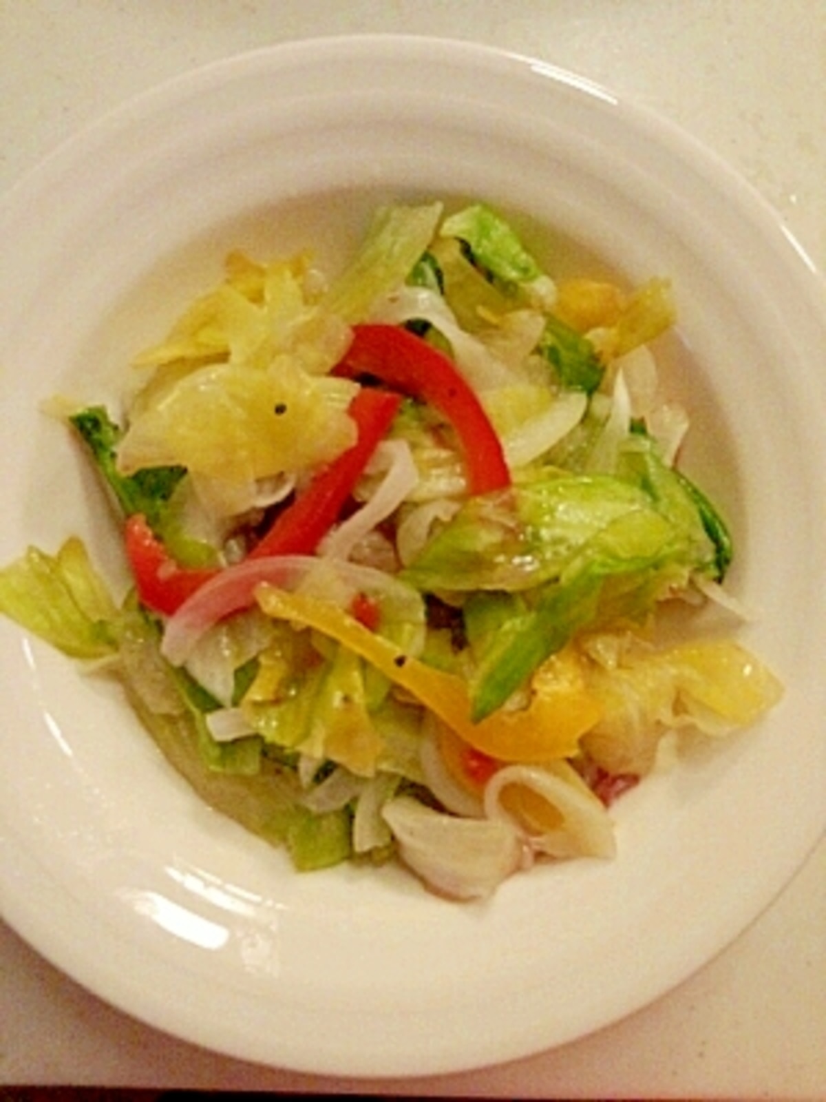 ドレッシングも手作りで パプリカのサラダ レシピ 作り方 By Koko0730 楽天レシピ